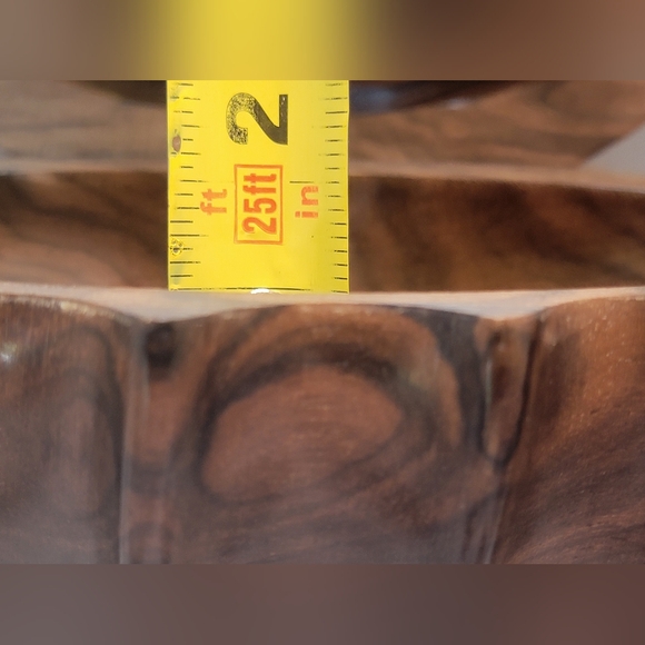 Vintage Wooden Clamshell Trinket/Jewelry Box - Picture 11 of 11